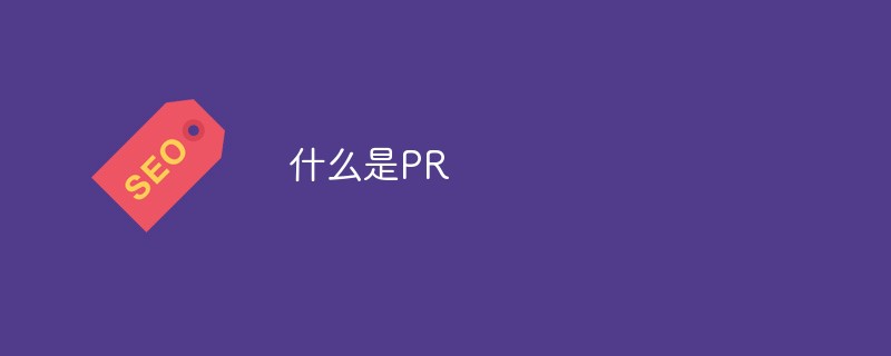 什么是PR-第1张图片-王尘宇
