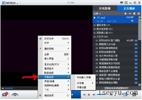 用暴风影音将字幕嵌入视频的图文步骤-第2张图片-王尘宇