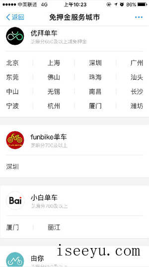 支付宝免押金租车在哪些城市开通-第16张图片-王尘宇