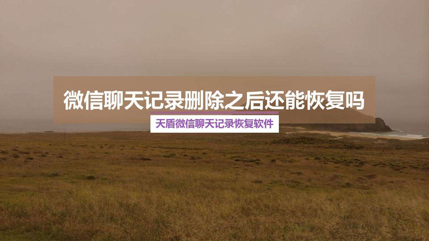 误删微信聊天记录怎么恢复-第2张图片-王尘宇