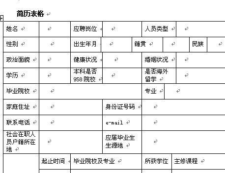 下载的电子简历怎么填-第1张图片-王尘宇