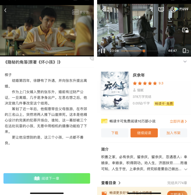 小说、漫画、短视频……视频网站不止长视频-第1张图片-王尘宇